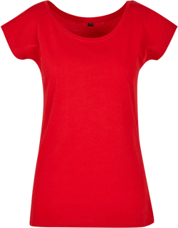 Build Your Brand Basic Women's Wide Neck Tee