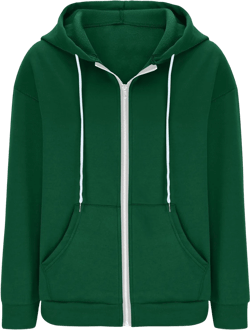 Zip Up Hoodies for Women Oversized, Women's Color Block Zip Up Hoodie Sweatshirt Y2k Long Sleeve Full Zipper Jackets 03-Green,Small