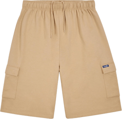 Wrangler Big and Tall Cargo Shorts for Men - Fleece Heavyweight Casual Lounge Mens Sweat Shorts, Drawstring, 10" Inseam Khaki
