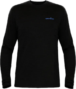 100% Merino Wool Base-layer Long Sleeve Crew Neck Shirt (Men’s)