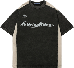 Aelfric Eden Graphic Tees Y2k Mens Oversized T Shirt Racing Washed Streetwear Shirts Unisex Casual Summer Tops