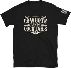 Cowboys and Cocktails - Short-Sleeve Unisex T-Shirt