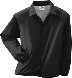 Augusta Sportswear unisex child Augusta Youth Nylon Coaches Jacket, Black, X-Small