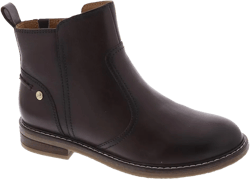 Easy Spirit Women's Juna Ankle Boot Dark Brown Leather 5