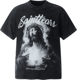 Men's 3D Graphic Print Hip Hop T-Shirt Cotton Tee Loose Fit Casual Short Sleeve X-Large Black-1