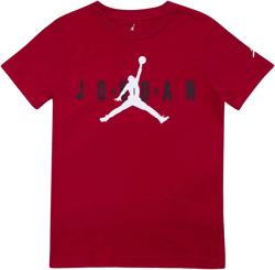 Jordan Boy's Logo T-Shirt (Big Kids) Gym Red SM (8 Big Kid)