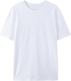 Unisex 100% Cotton Crewneck T Shirt, Regular Fit Casual Short Sleeve Tee, Trendy Colorful Solid T-Shirt