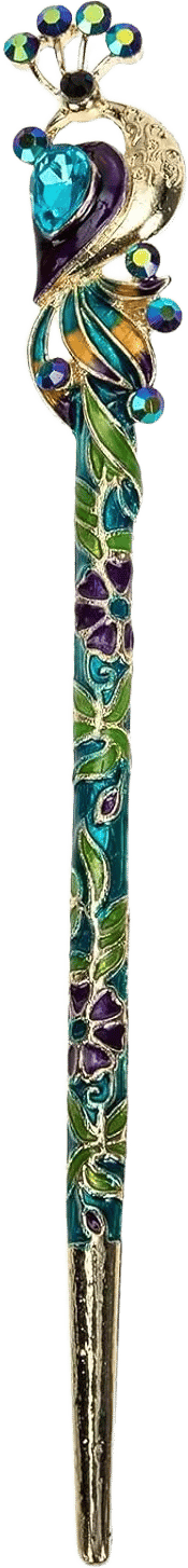 Hairpin Womens Hair Clips Metallic Hair Clips Metal Chop Sticks Chopsticks for Hair Updo Hairpins Hair Barrette Women Hair Stick Hair Stick Bun Holder Chinese Hair Chopstick 1 Count (Pack of 1) Blue