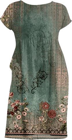 Dresses for Women 2025 Casual Summer Trendy Plus Size Short Sleeves Cute Midi Dress Boho Beach Sundress with Pockets 31-green 3X-Large