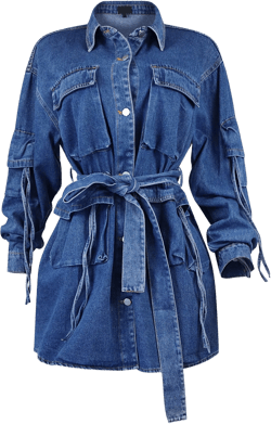 Meyer Oversized Cargo Denim Jacket