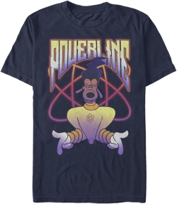 Disney Big & Tall Goofy Movie Powerline Jam Men's Tops Short Sleeve Tee Shirt