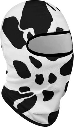 OURTEV Balaclava Mask for Men Ski Mask for Women Black and White Cow Print Full Face Mask Face Cover for Cycling, 1, Style at Amazon Men’s Clothing store