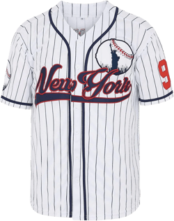 Men's New York 99 Baseball Jerseys Shirts Hip Hop Button Down for Party Xmas Gift Stitched XX-Large White