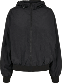 Build Your Brand Women's Crinkle Batwing Jacket