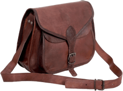 Genuine Leather Crossbody Bag for Women Satchel Bag Vintage Purses Shoulder Bag Ladies Travel Shoppping Boho Bag Brown Womens Saddle Sling Bag: Handbags: Amazon.com