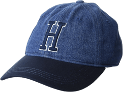 Tommy Hilfiger Men's Hano Baseball Cap One Size Denim/Sky Captain