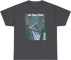 PNW Sol Duc Falls T-Shirt - Unisex Heavy Cotton Tee