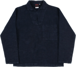 Vetra No.106 Linen Smock Jacket - Navy