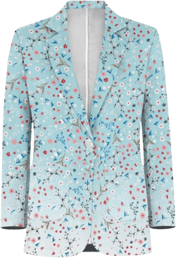 Blazers for Ladies Business Casual Work Blazer Size 2XS-3XL Outwear Suit Jacket Casual Blazers Coat Small Crushed Flower