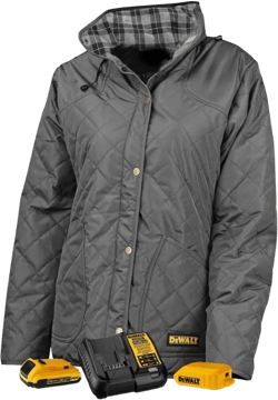 DEWALT Woman's Flannel Lined Diamond Quilted Jacket 2X