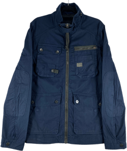 G Star Raw Dark Blue Denim Jacket Size S