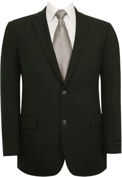 Men's Elegant Classic Fit Blazer Stretch Sport Coat Two Button Suit Jacket Regular & Big and Tall Sizes 36 Olive