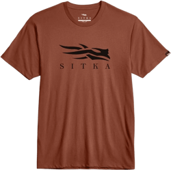 SITKA Gear Men's Everyday Cotton Short Sleeve Icon Tee Shirt Medium Red Sumac