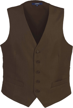 Gioberti Men's Formal Suit Vest Fit for Business or Casual Dress Medium Light Brown