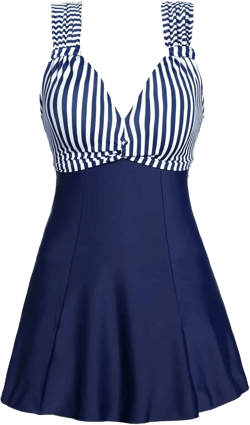 MiYang Women's One Piece High Waist Printing Swim Dress Padded Swimwear : Clothing, Shoes & Jewelry