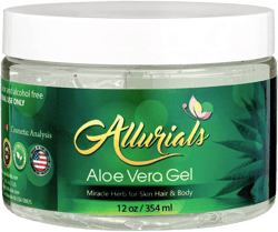 100% Pure & Organic Aloe Vera Gel, Clinically tested & Dermatologist approved, Hydrates & Heals Dry & Damaged Skin & Hair- 12 Oz