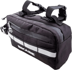 BiKase Hipster Bike Bag, Fanny Pack & Bicycle Handlebar Bag - Multipurpose Bike Pouch for Handlebars, Mounts as a Frame Bag Waterproof, Handle Bar Cycling Accessories