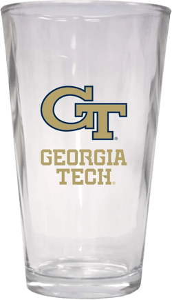 Georgia Tech Yellow Jackets 16 oz Pint Glass Officially Licensed Collegiate Product