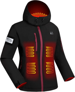 Heated Jacket - Rechargeable Heating Jacket with 10000mAh Large Capacity Battery Pack