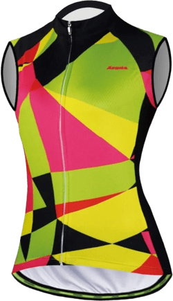 Aogda Sleeveless Cycling Jerseys Women Bike Shirts Bicycle Top Biking Vest R 3X-Large