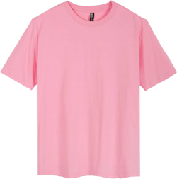 Mr.Color Men‘s Fashion T Shirts Cotton Solid Basic Tees Tops Vintage Short Sleeve Crewneck Casual Tshirts for Men Women Pink, Small