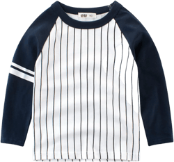 Boys and Toddlers' Graphic T-Shirt Striped Print Tee T Shirts Color Matching Long Sleeve Pullover Tops