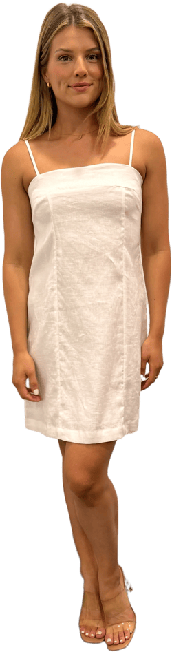 Lulu mini dress white
