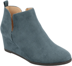 Journee Collection Medium and Wide Width Women's Mylee Bootie Blue 8WD