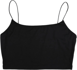 LuFeng Women's Crop Top Cami Camisole Summer Women Sexy Slim Sleeveless Backless Spaghetti Strap Tank Top Small Black