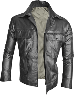The King of Rock Elvis Black Leather Jacket Comeback Special Classic Shirt Jacket