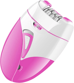 Bikini Trimmer for Women, Cordless 2 Speed USB Rechargeable Hair Trimmer with Guards, Gentle Electric Clippers for Body Face Razors Shavers Rose Red