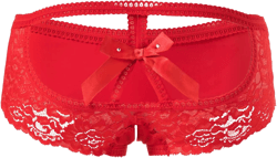 PERAMBRY Women's Lace Stretch Sexy Thong Bikini Panties Bow Tie Breathable Fashionable at Amazon Women’s Clothing store