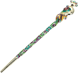 Retro Hair Stick Chinese Style Bun Hairpin for Women Chopstick Hair Accessories Elegant Design for Teens for Daily Hairstyles 1 Count (Pack of 1) Purple