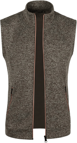 yardsong Mens Lightweight Vest Sleeveless Full Zip Up Mock Neck Casual Jackets Slim Fit Knit Coat with Zipper Pockets