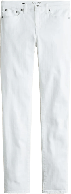 8" Toothpick Jean In White Wash For Women