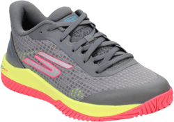 Skechers Women's Viper Court Pro Pickleball Sneaker 6.5 Grey/Pink 2