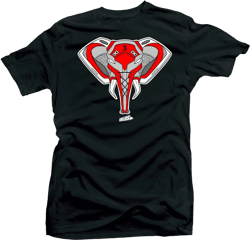 SNELOS Shirt to Match Jordan Retro 3" Red Cement 2020 Sneaker Tees ( Snelos Elephant ) Black XX-Large