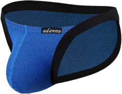 Mens Swim Briefs Hawaiian Briefs Summer Swimsuit Fitness Underwear Bulge Pouch Hip Triangle Underpanties Noslip E2-blue XX-Large