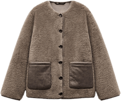 FAUX SHEARLING JACKET ZW COLLECTION