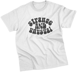 Strange and Unusual Shirt | 70s Retro Goth | Vintage Gothic Rock Shirts | Grunge 90s style T-shirts | Womens Graphic Tshirt | Espi Lane Tees